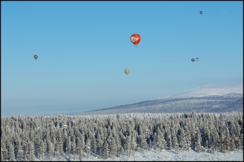 Arctic Hot-Air Balloon Adventure. Foto's Michiel van Nimwegen