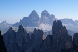 Uitzicht van de Forcella del Diavolo, Dolomieten. B.Vonk