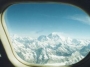 Himalaya vanuit een vliegtuig