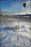 Arctic Hot-Air Balloon Adventure. Foto's Michiel van Nimwegen